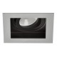 Foco empotrar Konica cuadrado 100x100mm, para Lámpara GU10/MR16, Blanco ó Gris